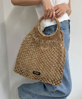 天然素材リングトート