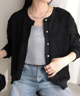 ストレッチレース2WAYプルオーバー