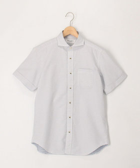 《ビジカジ対応》パラシュートカッタウェイ リバーシブルドビー半袖シャツ