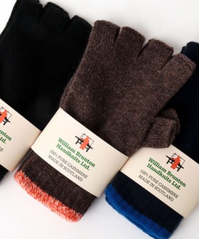 William Brunton/ウィリアム・ブラントン】別注カシミヤフィンガーレス