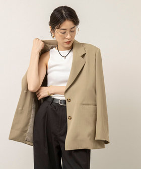 【MAQWEL/マクウェル】ウォッシャブルCOTTON RIB タンクトップ