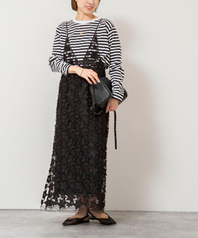 45th limited editionウォッシャブルスターフリンジキャミワンピース