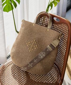 スリム2WAYトートバッグ <ナイロンラフィア>(CE-1717-WEB)