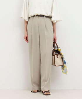 《セットアップ対応》【UVカット・接触冷感】ライトツイルセミワイドパンツ