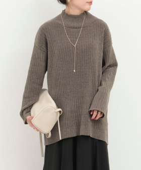 モールワイドリブチュニック