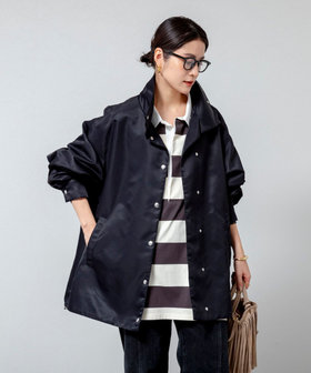 【追加】【MAQWEL/マクウェル】ウォッシャブルスタンドネックコーチジャケット