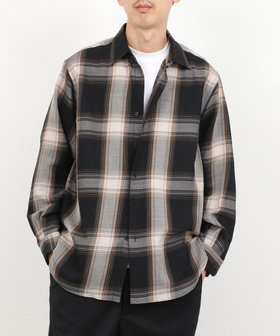 【BATONER/バトナー】OMBRE CHECK REGULAR オンブレチェック レギュラーシャツ 26AW