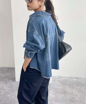 未使用　完売品　フレディ&グロスター　デニムクロップドシャツ デニムクロップドシャツ(505930832) | フレディエミュ(fredy