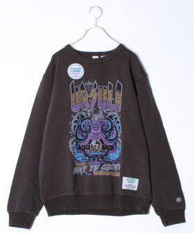 【DISCUS×Disney Villains】UNISEX ヴィンテージ風 裏毛スウェット