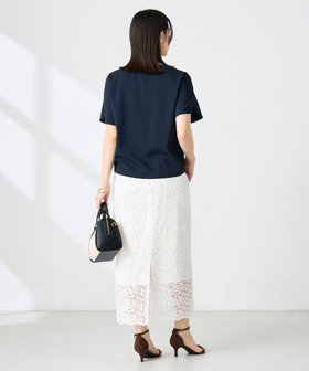 お取り置き　Theory 23AW 完売 ウォッシャブル ケープ型ブラウス セットアップ対応》NEW morisachiウォッシャブルツイルケープ風