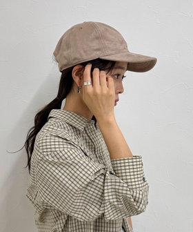 フェイクスエードキャップ