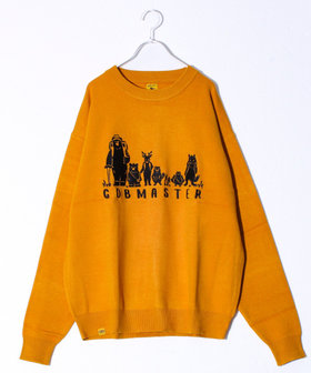 【COBMASTER/コブマスター】ファミリー刺繍ニットプルオーバー