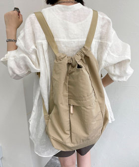 綿/ナイロン２WAYサック