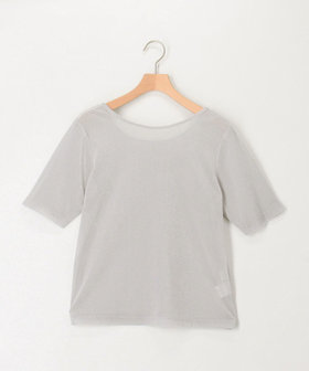 tシャツ スリーブ 切り替え メッシュ ベロア トップス レディース スリーブ切り替えメッシュベロアトップス 全4色 | トップス