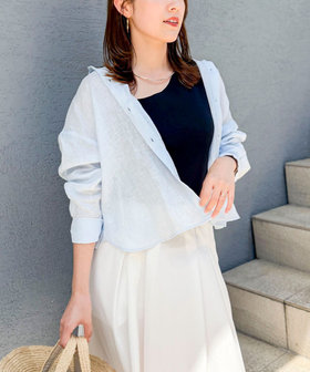 MY STANDARD マルチWAYリネンショートシャツ