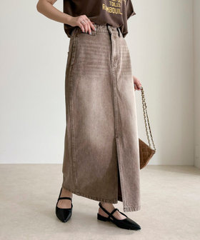 デニムタイトスカート