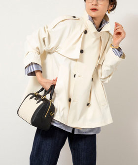 NMPウォッシャブルショートトレンチコート