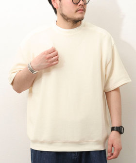 ニットソー半袖Tee