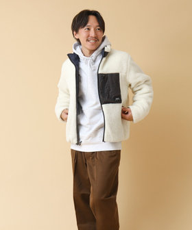 TAION/タイオン】《配色別注》リバーシブル ボア×ダウンブルゾン 24AW 