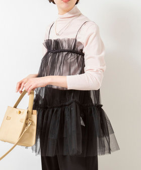 ［WEB限定 SPECIAL SALE！］ウォッシャブルチュール2WAYブラウス