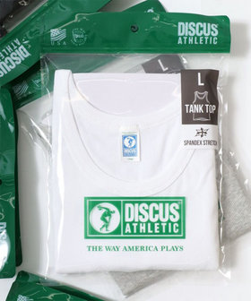 【DISCUS ATHLETIC/ディスカス アスレチック】リブ タンクトップ パック入り