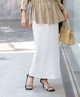 ウォッシャブル高機能ジップタイトスカート