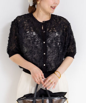 【新品未使用】JANTJE_ONTEMBAAR シフォンカーディガン J_O ORIGINAL ニットカーディガン【キャメル】 | JANTJE_ONTEMBAAR