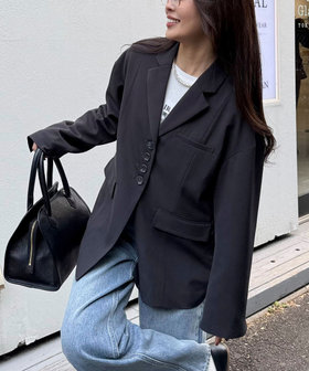 シングルオーバーテーラードジャケット