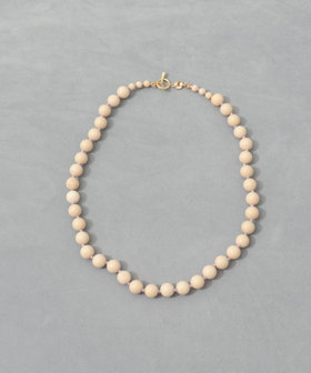 【grâce grace/グラスグラス】カラーヤーンノット天然石ネックレス