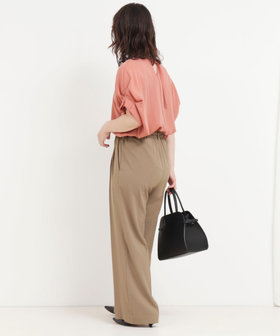 セットアップ対応》ハイストレッチカルゼワッシャーパンツ（5-0818-4