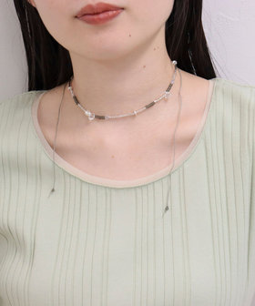 ストリングアジャストビーズチョーカー