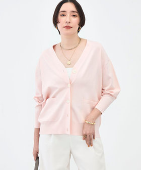 《手洗い可能》マルチファンクションVネックカーディガン