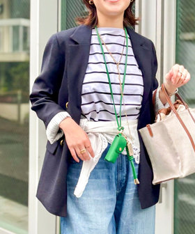 《セットアップ対応》ウォッシャブルハイスペック麻調ダブルジャケット