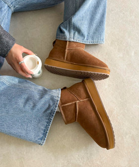 【EMU Australia】マイクロウールプラットフォームムートンブーツ