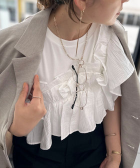 【grâce grace/グラスグラス】【PR林☆別注アイテム】グラス＆ネックレスチェーン