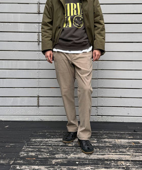 《ビジカジ/セットアップ対応》コーデュロイ　イージーパンツ