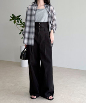 エイミーロウ♡ ハイウエストセンタープレステーパードPT♡送料込み WEB限定 SPECIAL PRICE！］【RM denim】センタープレスハイ