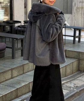 エコファー×ムートンジャケット（5-0819-6-04-002）｜MICO COULIER