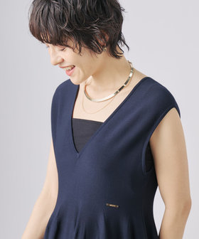 WEB限定 TIME SALE！］《手洗い可能》2WAYノースリーブニット
