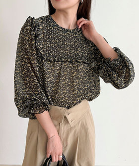【NOLLEY'S（ノーリーズ）】長袖ブラウス 前後リバーシブル レオパード柄 women（WOMEN）｜NOLLEY'S MALL（ノーリーズ モール）