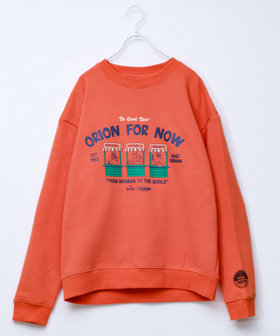 【ORION × Duckster】オリオンビールコラボ 裏起毛クルーネックスウェット