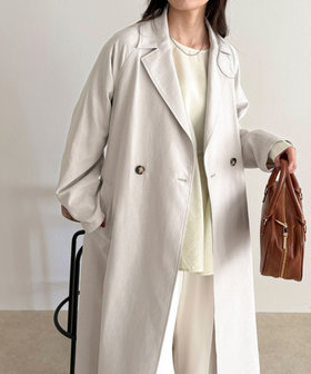 スウェードライクピーチコート