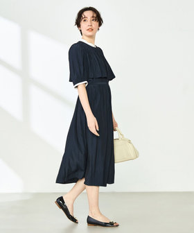 【お値下げ】keinarita ワンピース　ケープセット ケープワンピース