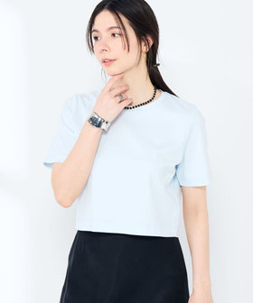 《手洗い可能》W&Wショート丈Tシャツ