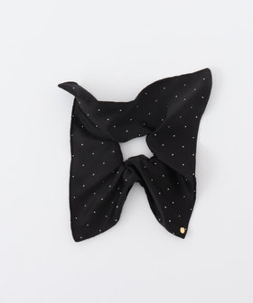 NOLLEYSサテンスクエアキラドットシュシュ