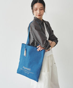 インド刺繍】トートバッグ（RUZ1062221A0002）｜russet(ラシット