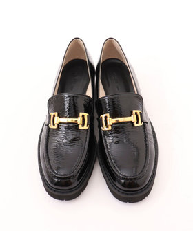 ワッシャーエナメルビットローファー