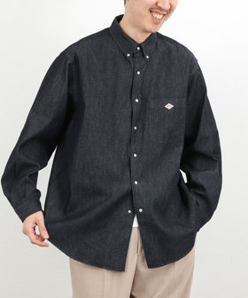 【DANTON/ダントン】DT-B0293DUG DOT BUTTON B.D. SHIRT LS 26SS