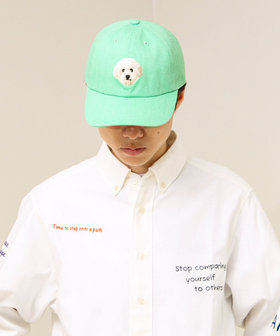 【カラー追加して再登場】WASHED DOG embroidery CAP