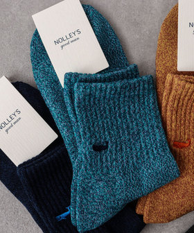 【OCTAVE OCTAVE/オクターブ オクターブ】別注クジラクォーターメランジソックス